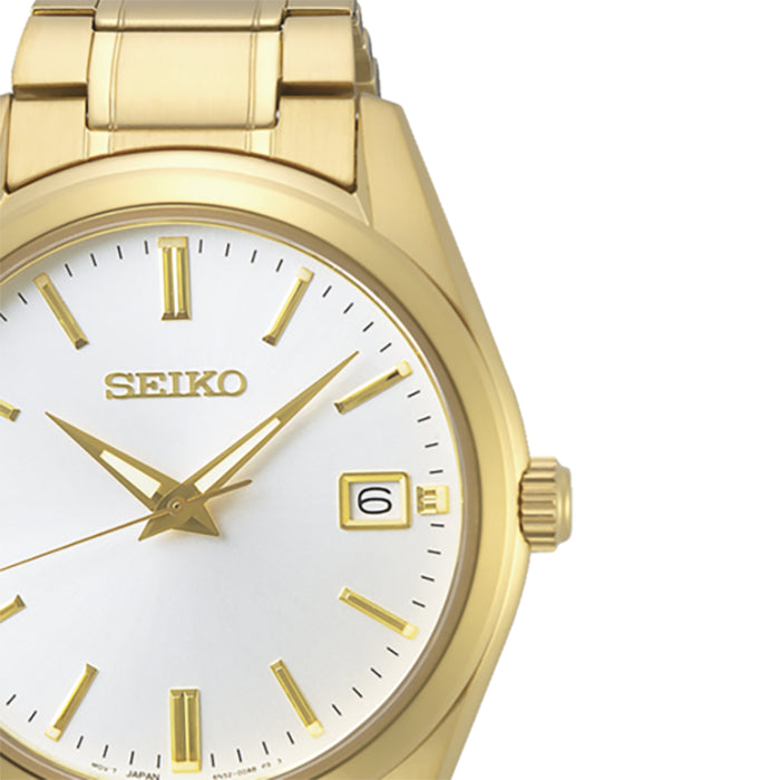 Reloj Seiko Neo Classic Cuarzo Dorado SUR314P1