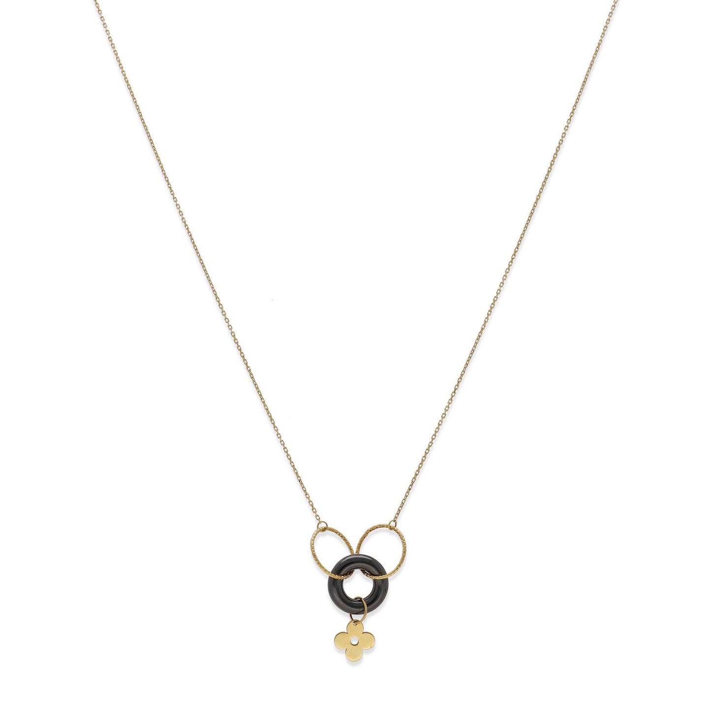 Collar Giselle en Oro 18k con Diseño de Flor
