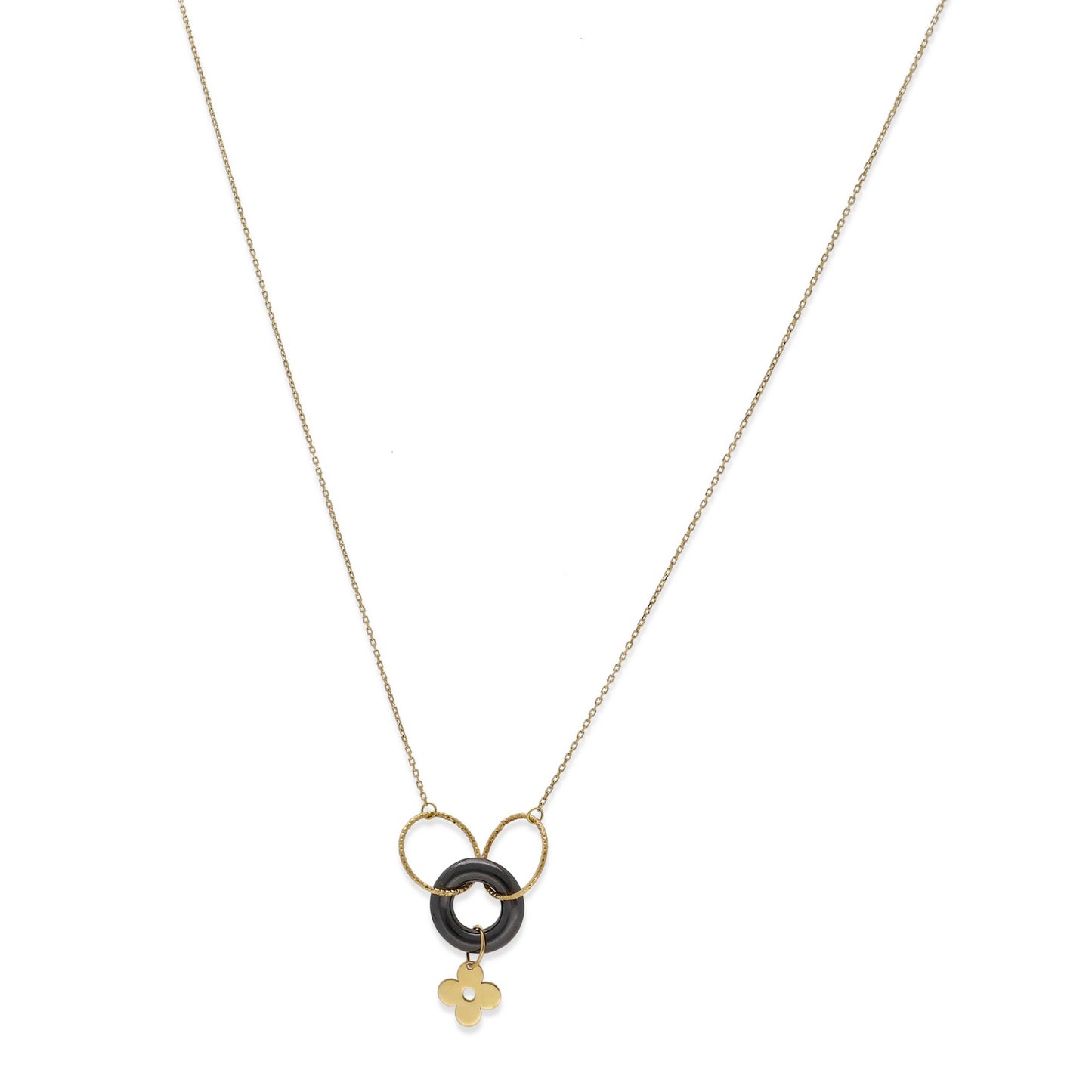Collar Giselle en Oro 18k con Diseño de Flor
