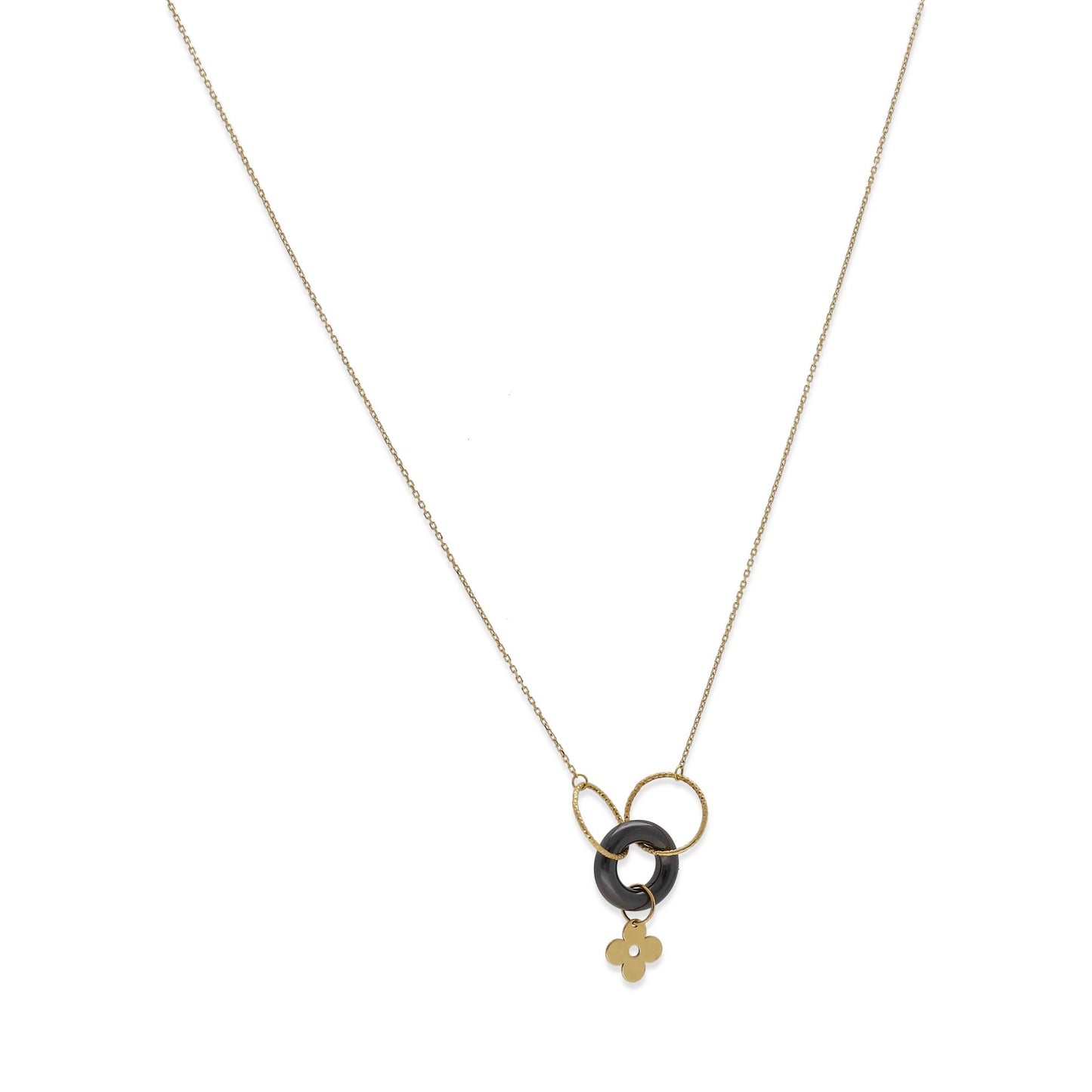 Collar Giselle en Oro 18k con Diseño de Flor