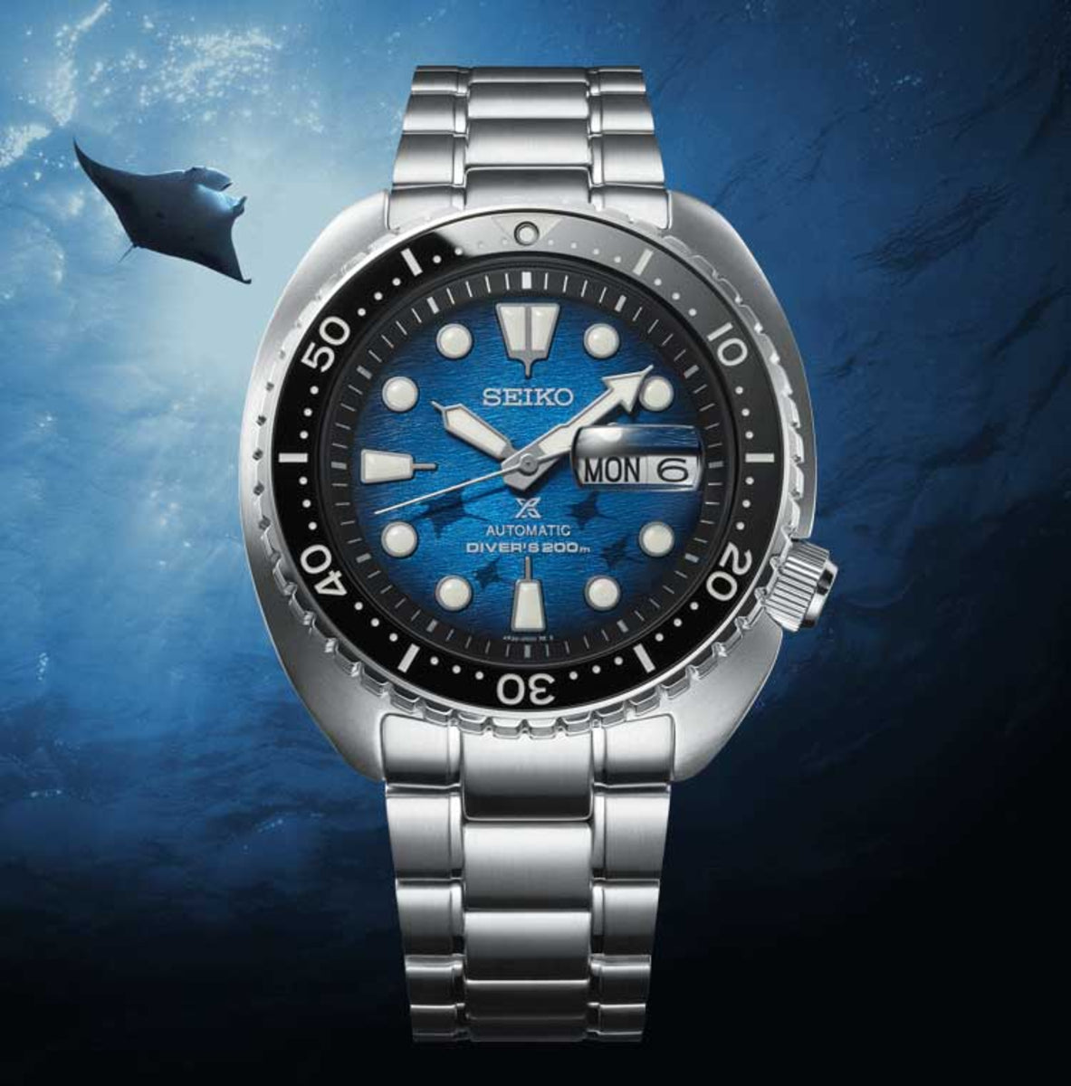 Reloj Seiko Prospex SaveTheOcean K.Turtle Manta Ray SRPE39K1