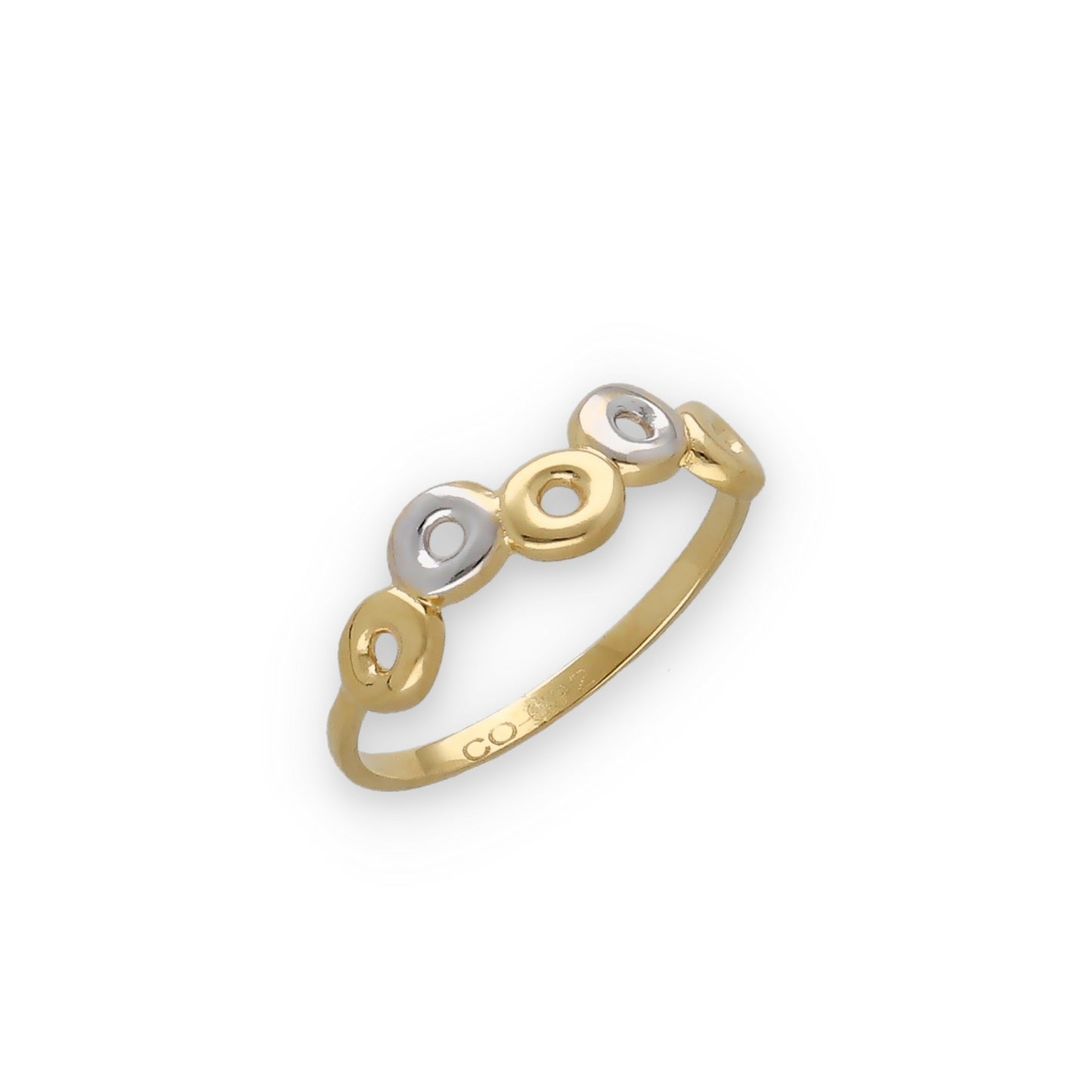 Anillo Cecille en Oro 18k Circulos infinitos