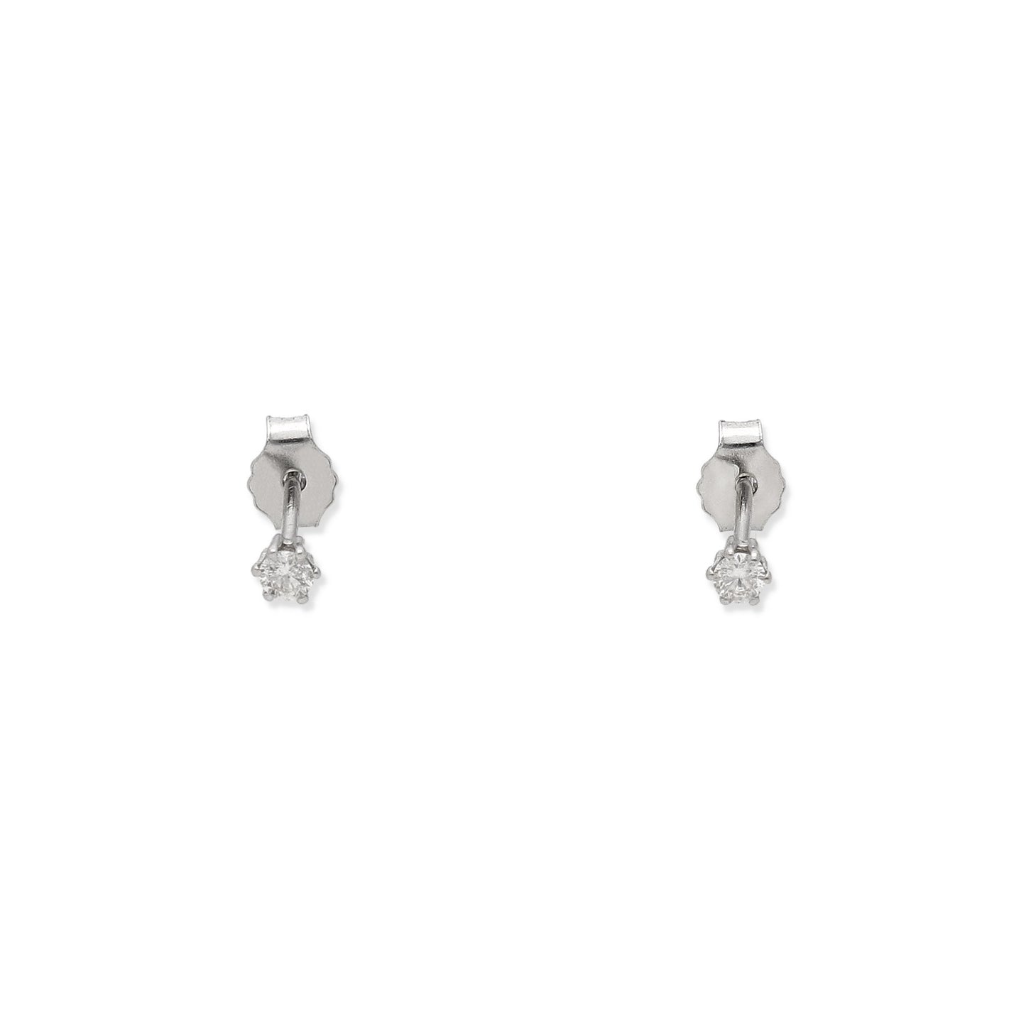 Conjunto Clair Pendientes y Collar de Oro Blanco y Diamantes