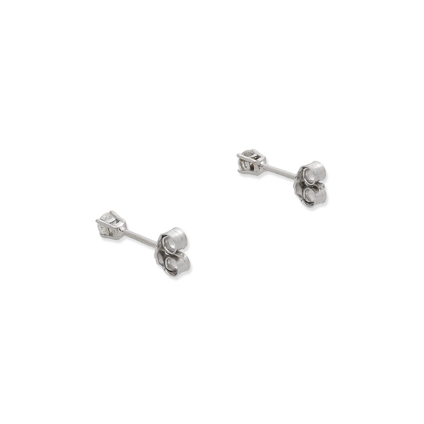 Conjunto Ámame Pendientes y Collar de Oro Blanco y Diamantes