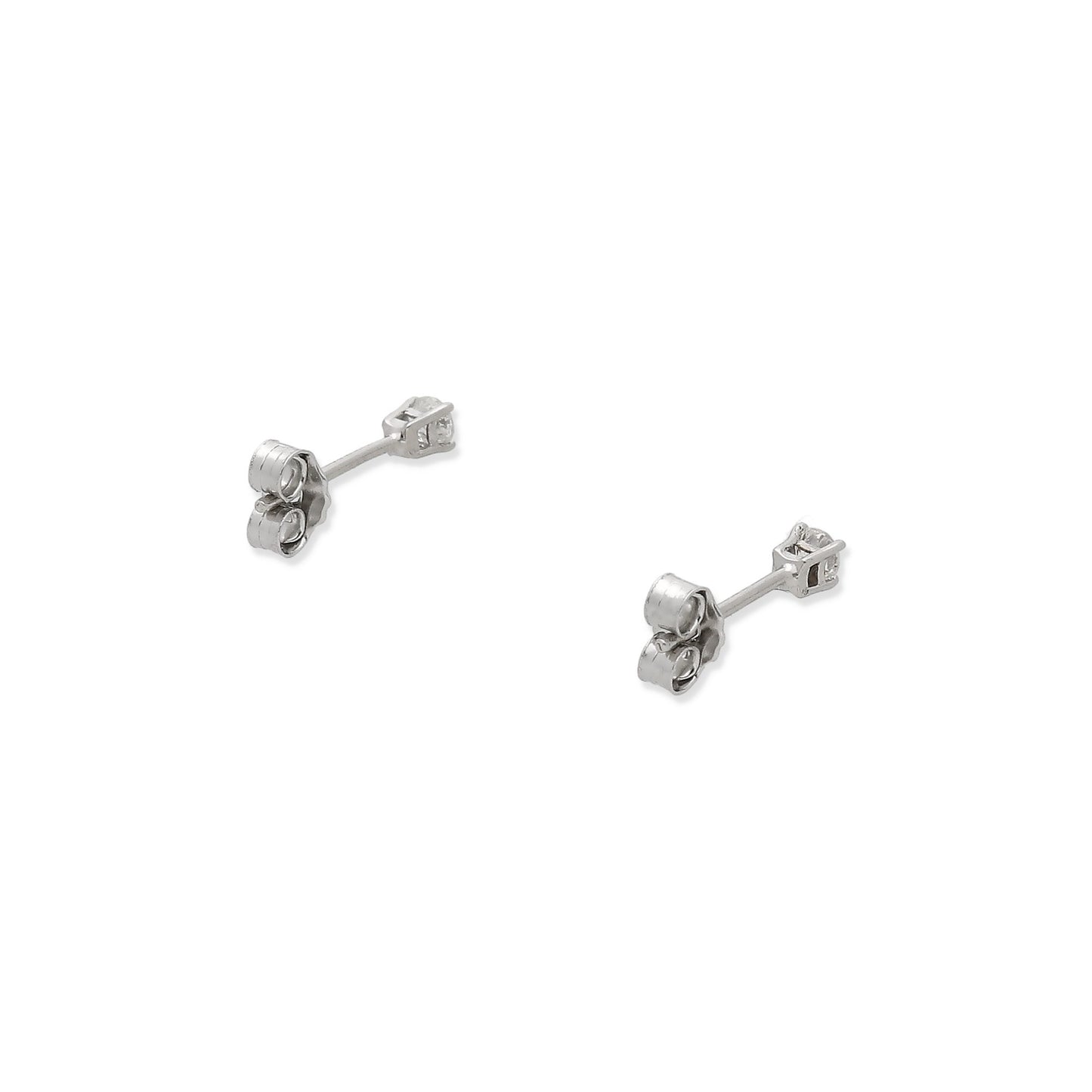 Conjunto Ámame Pendientes y Collar de Oro Blanco y Diamantes