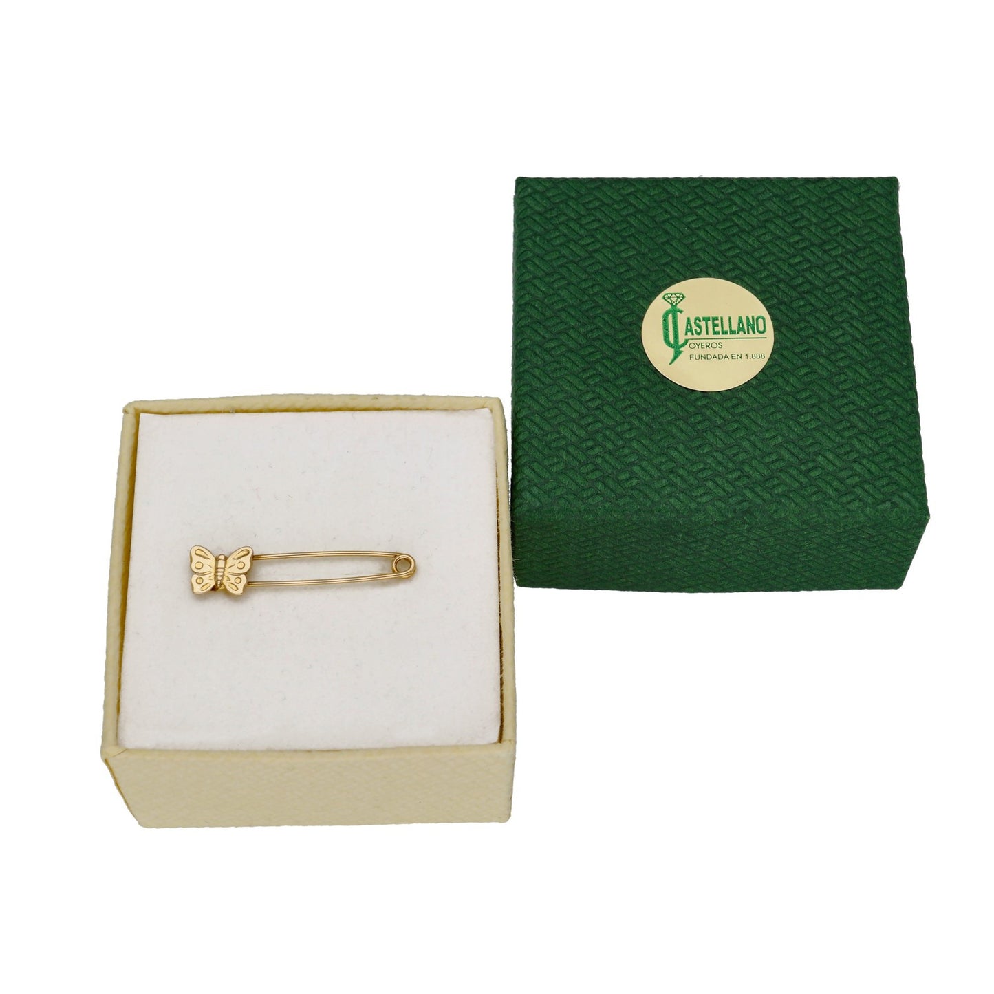 Imperdible Bebé de Mariposa en Oro Amarillo 18K
