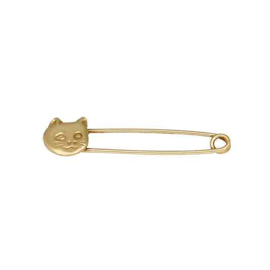 Imperdible Bebé de Gato en Oro Amarillo 18K