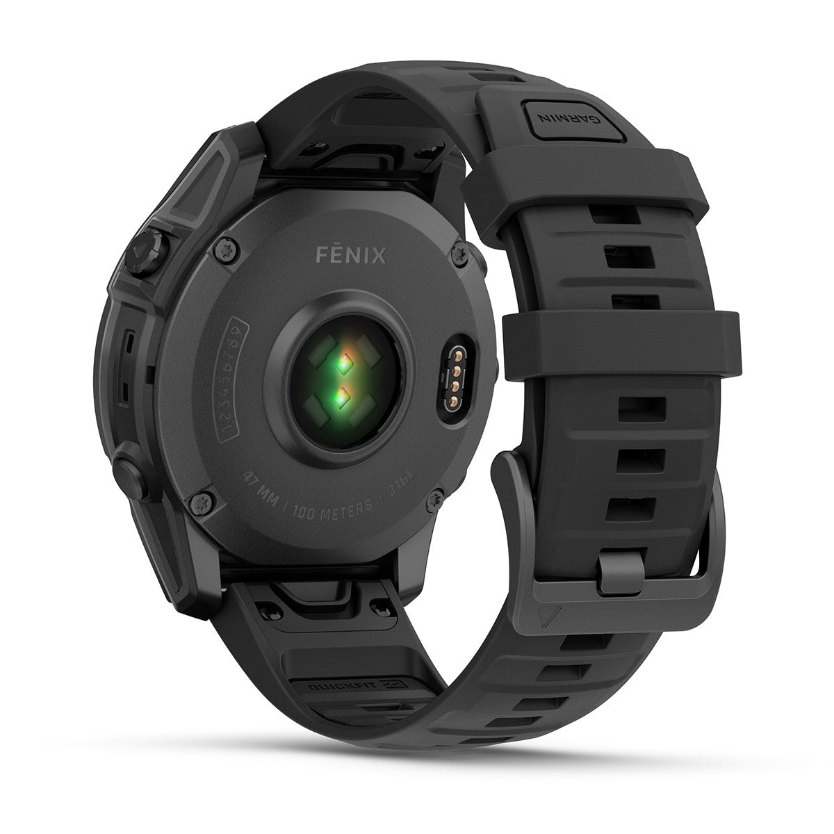 Reloj Garmin Fenix E - 47mm AMOLED Acero Gris Pizarra con Correa Negra 010-03025-01