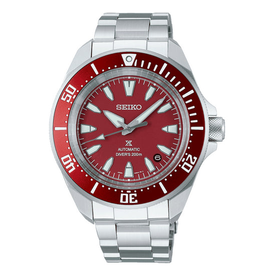 Reloj Seiko Prospex Mar Samurai Rojo SRPL11K1