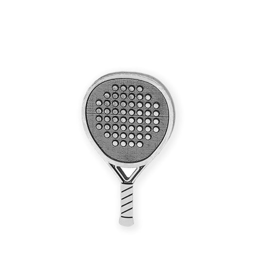 Pin Pala de Pádel en Plata de Ley 925