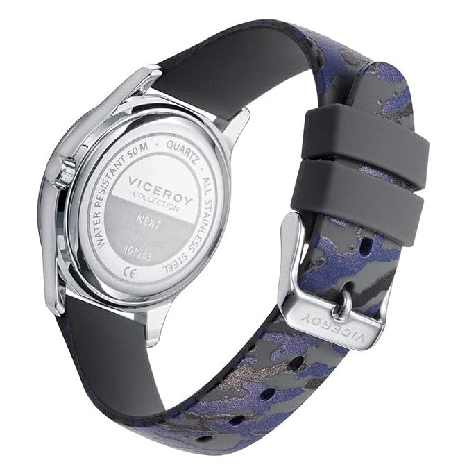 Reloj Viceroy Next Niño 401263-55 + Pulsera de Acero y Cuero Azul