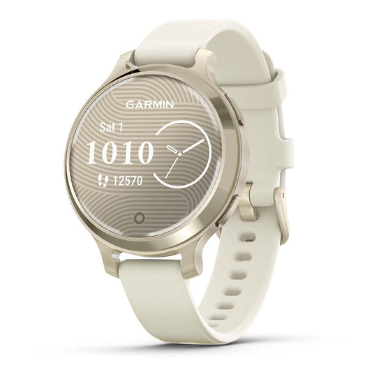 Reloj Garmin Lily 2 Active Dorado con Correa Blanca 010-02891-00