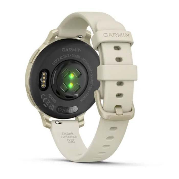 Reloj Garmin Lily 2 Active Dorado con Correa Blanca 010-02891-00
