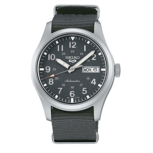 Reloj Seiko 5 Sports Field Military Gris SRPG31K1