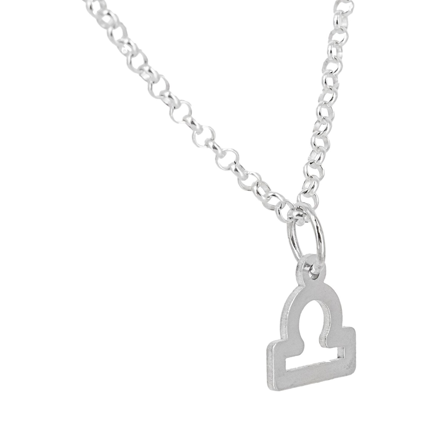 Collar con Colgante Zodiaco Libra en Plata de Ley 925