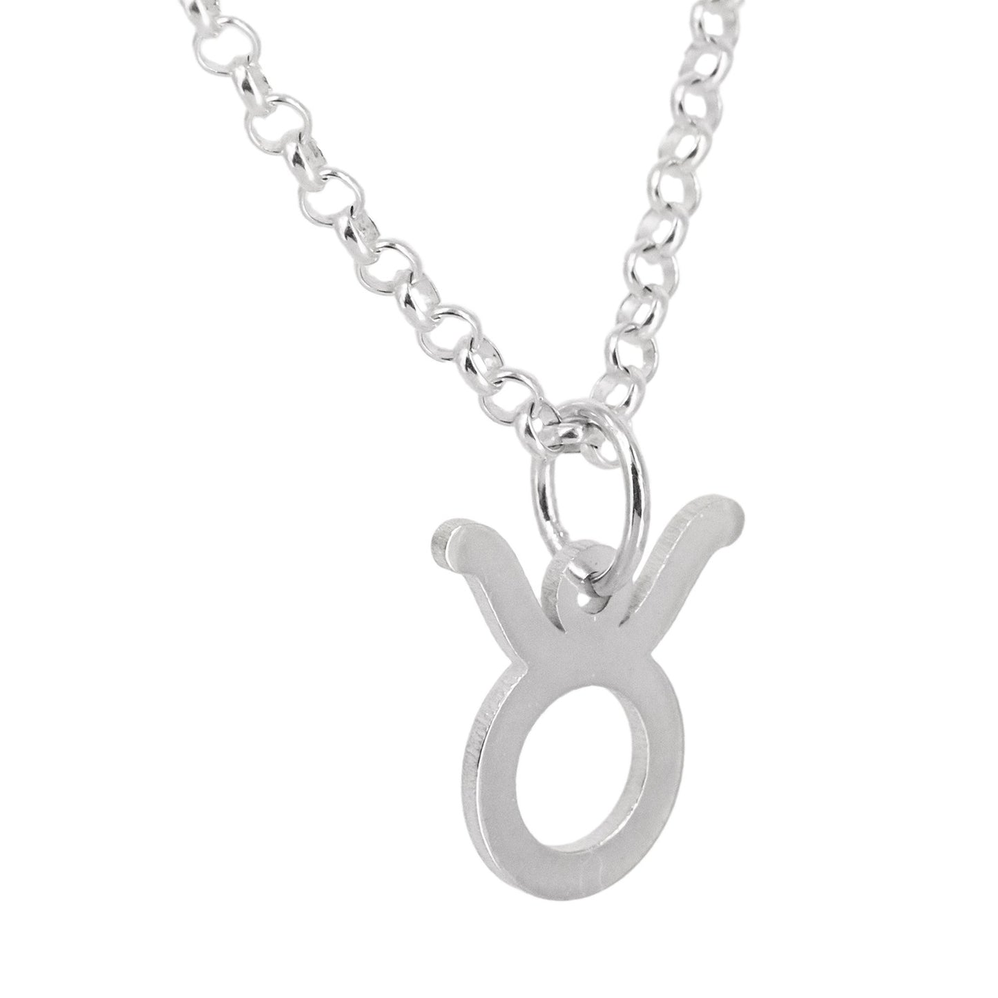 Collar con Colgante Zodiaco Tauro en Plata de Ley 925