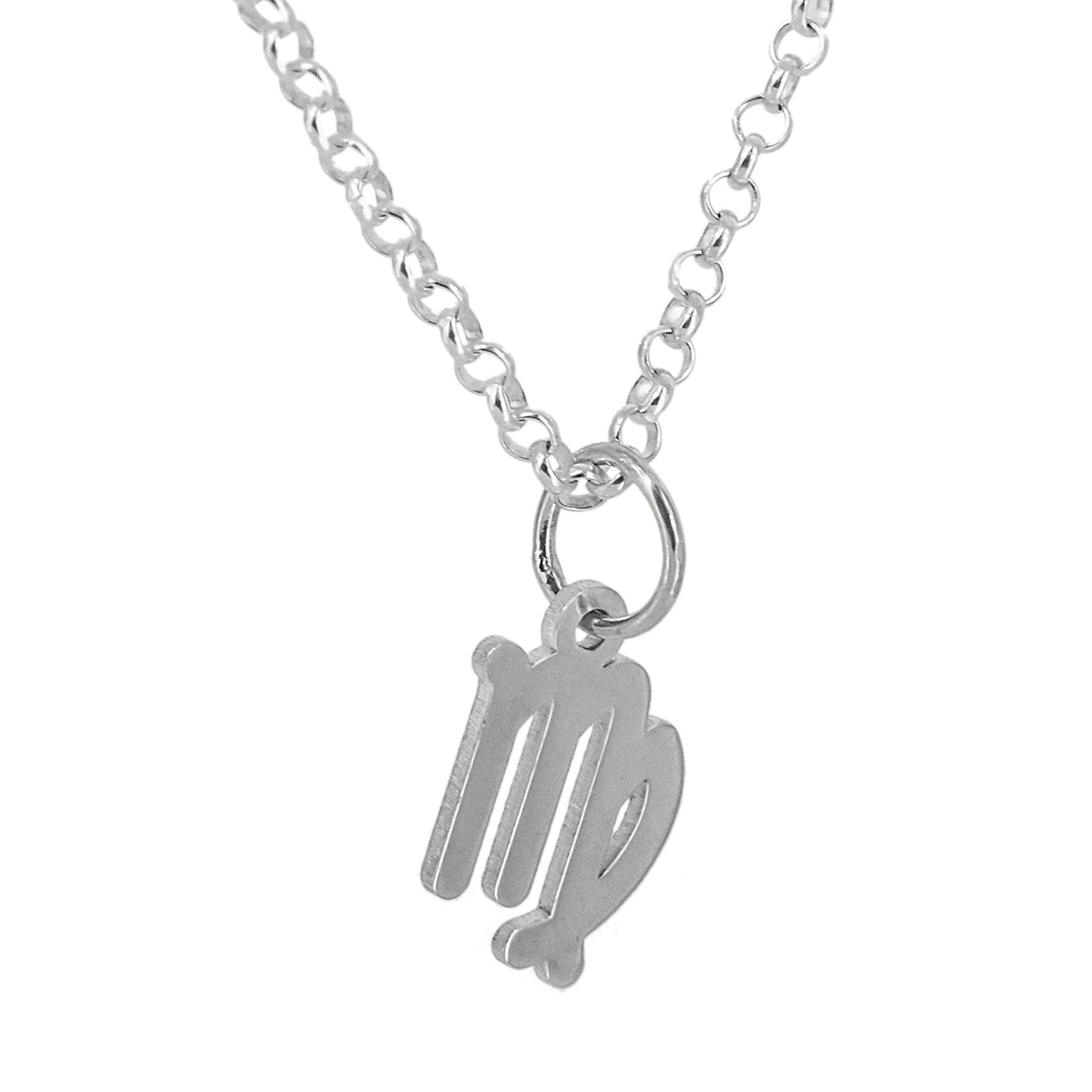 Collar con Colgante Zodiaco Virgo en Plata de Ley 925