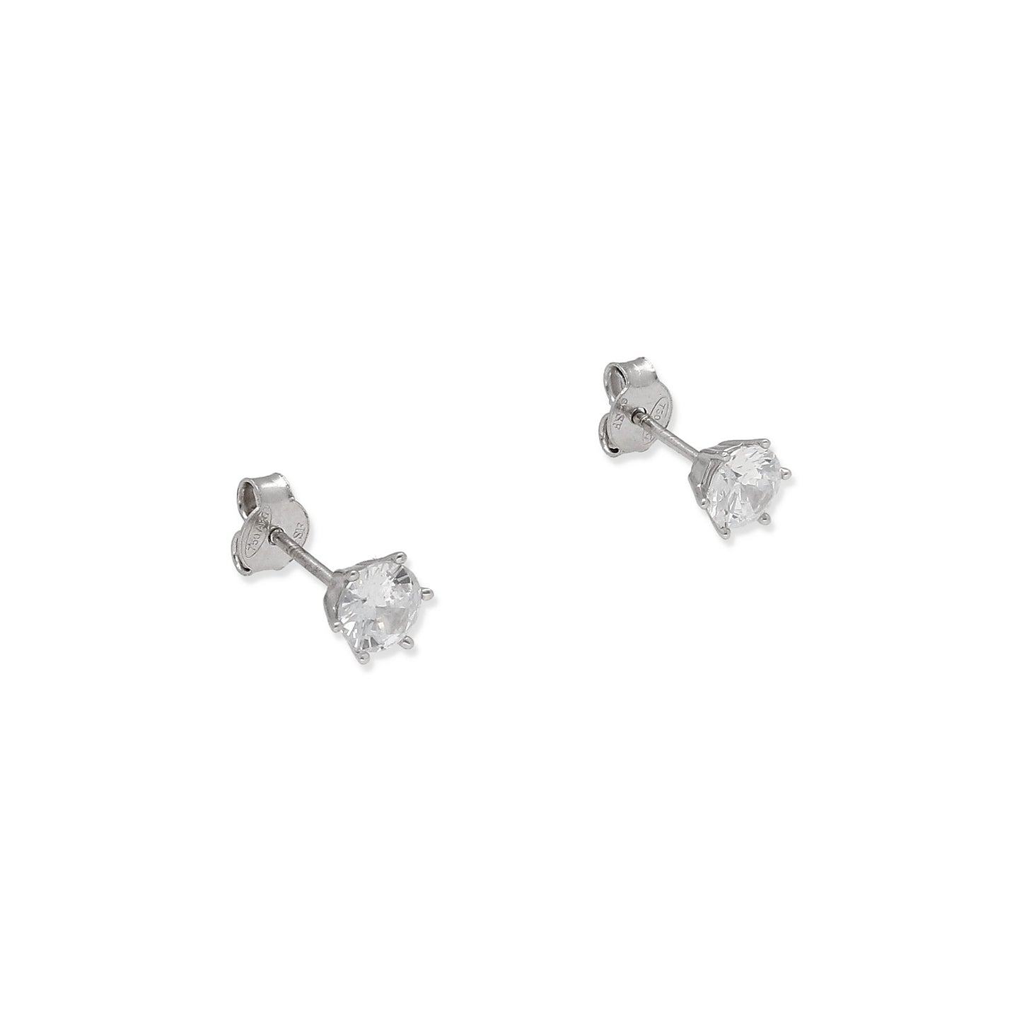 Pendientes Modelo Kristel Oro Blanco 18k y Diamante 0,30ct H - VS2 - Certificado IGI