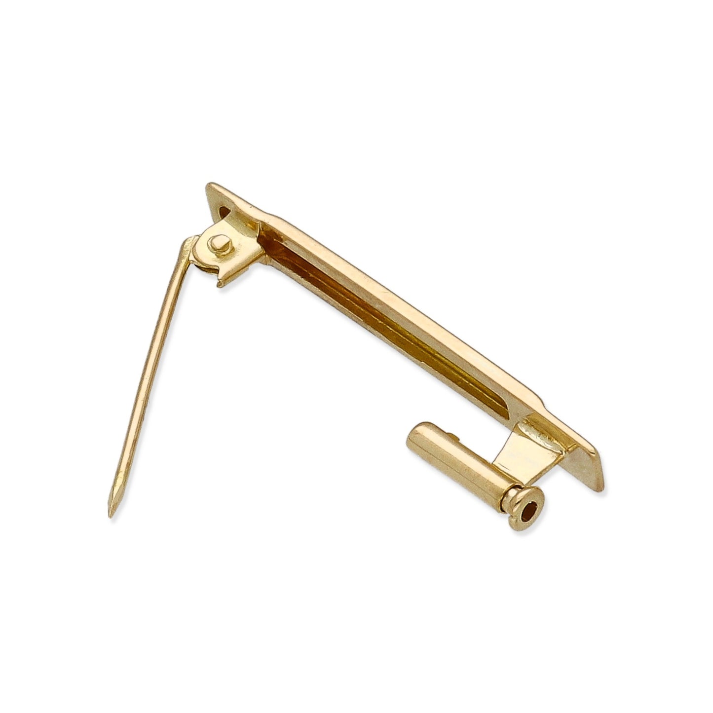 Imperdible Bebé de Barra Mate en Oro Amarillo 18K