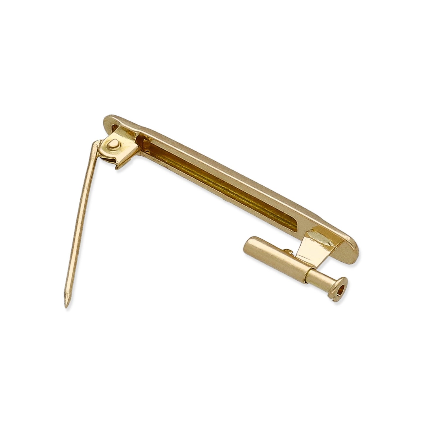 Imperdible Bebé de Barra Mate en Oro Amarillo 18K