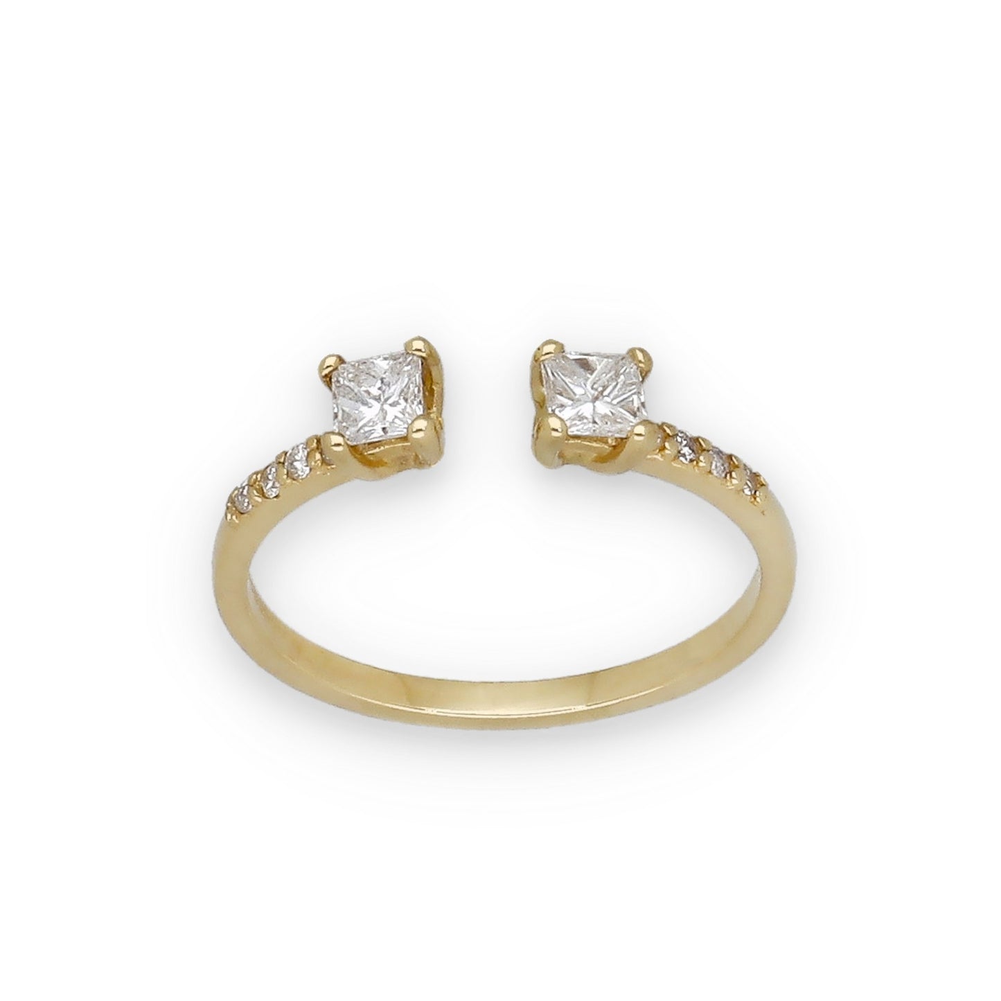 Anillo Uriel en Oro 18k y Diamantes Naturales