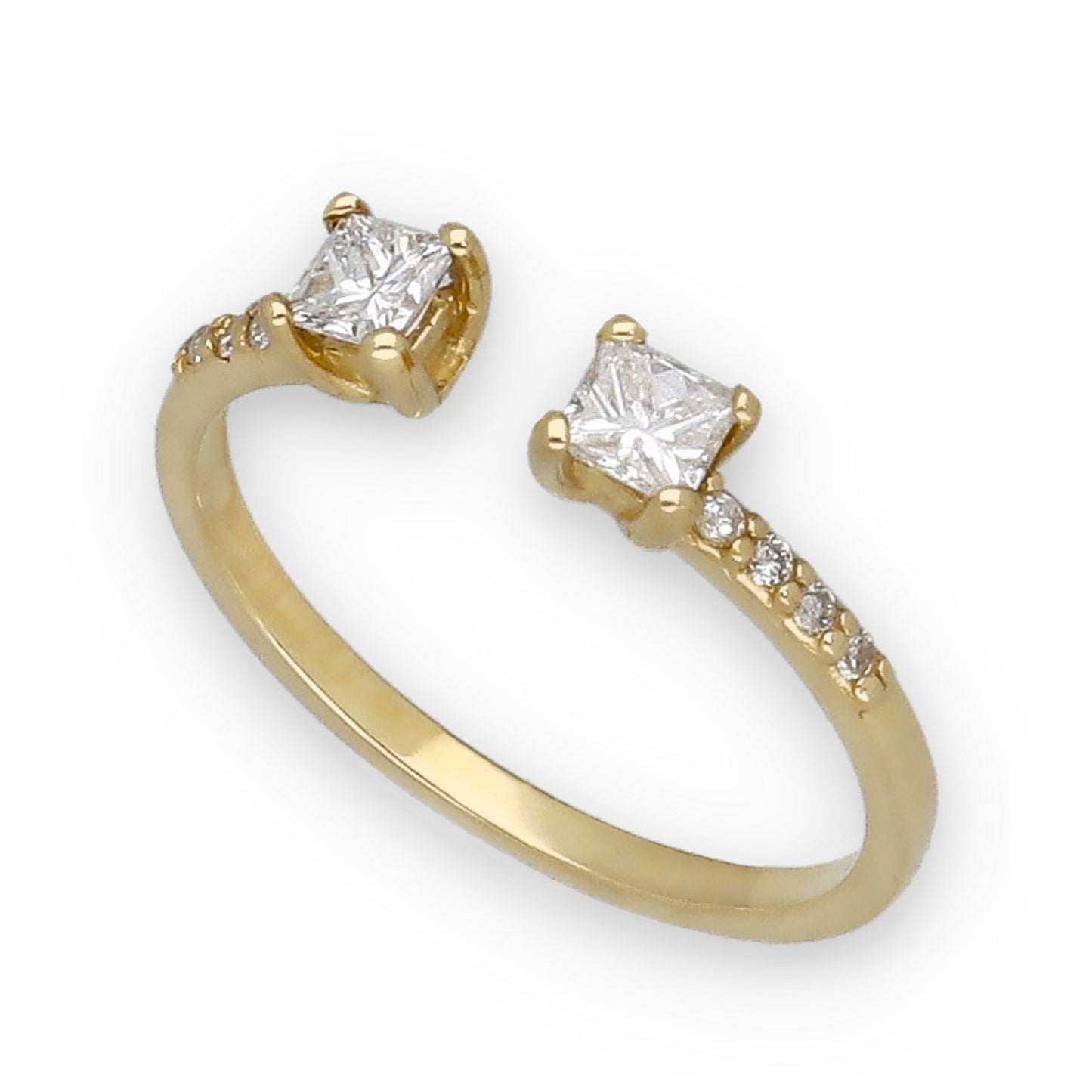 Anillo Uriel en Oro 18k y Diamantes Naturales