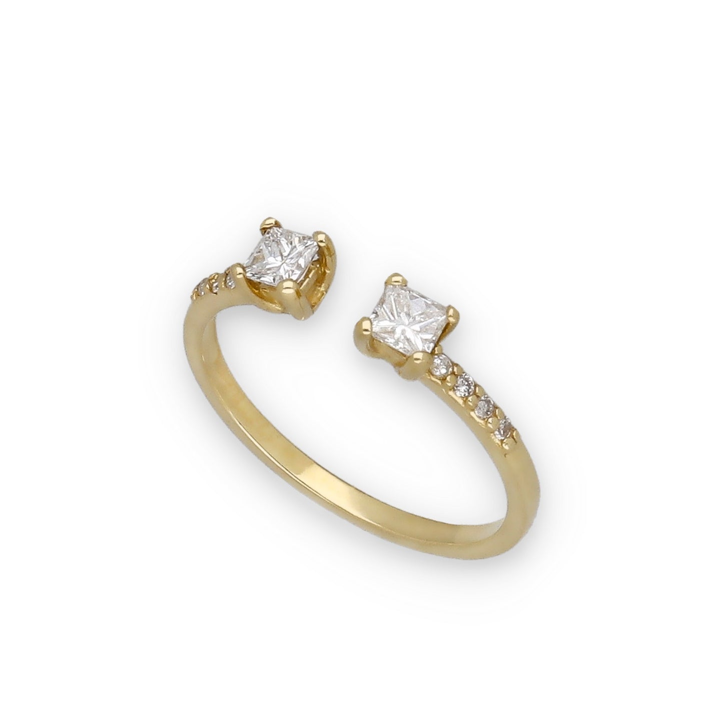 Anillo Uriel en Oro 18k y Diamantes Naturales