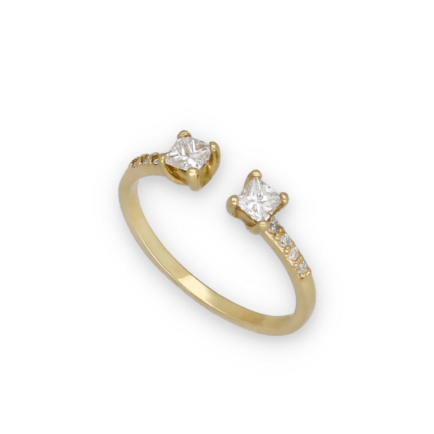 Anillo Uriel en Oro 18k y Diamantes Naturales