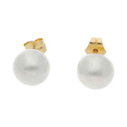 Pendiente único de Perla Australiana de los Mares del Sur y Oro de Ley - Pedido Personalizado