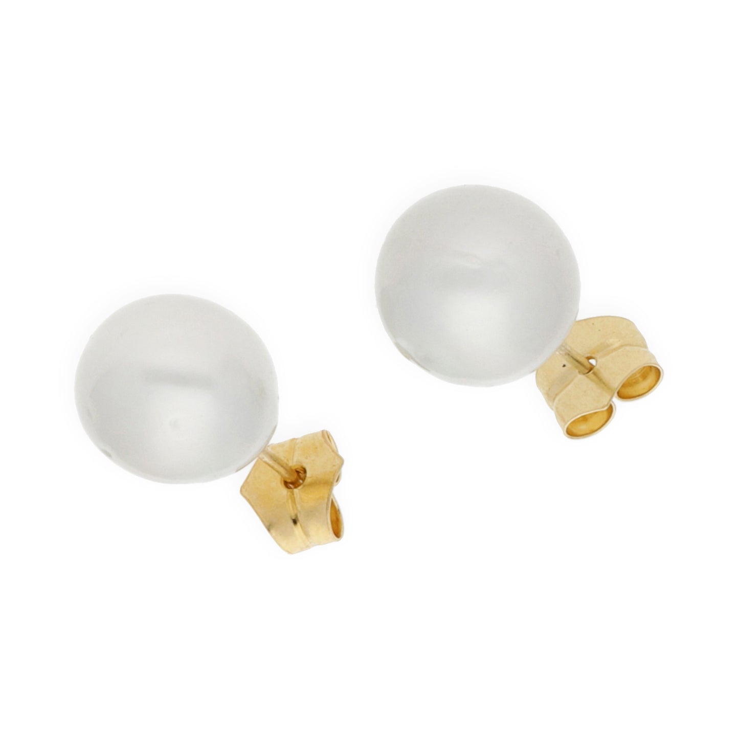 Pendiente único de Perla Australiana de los Mares del Sur y Oro de Ley - Pedido Personalizado