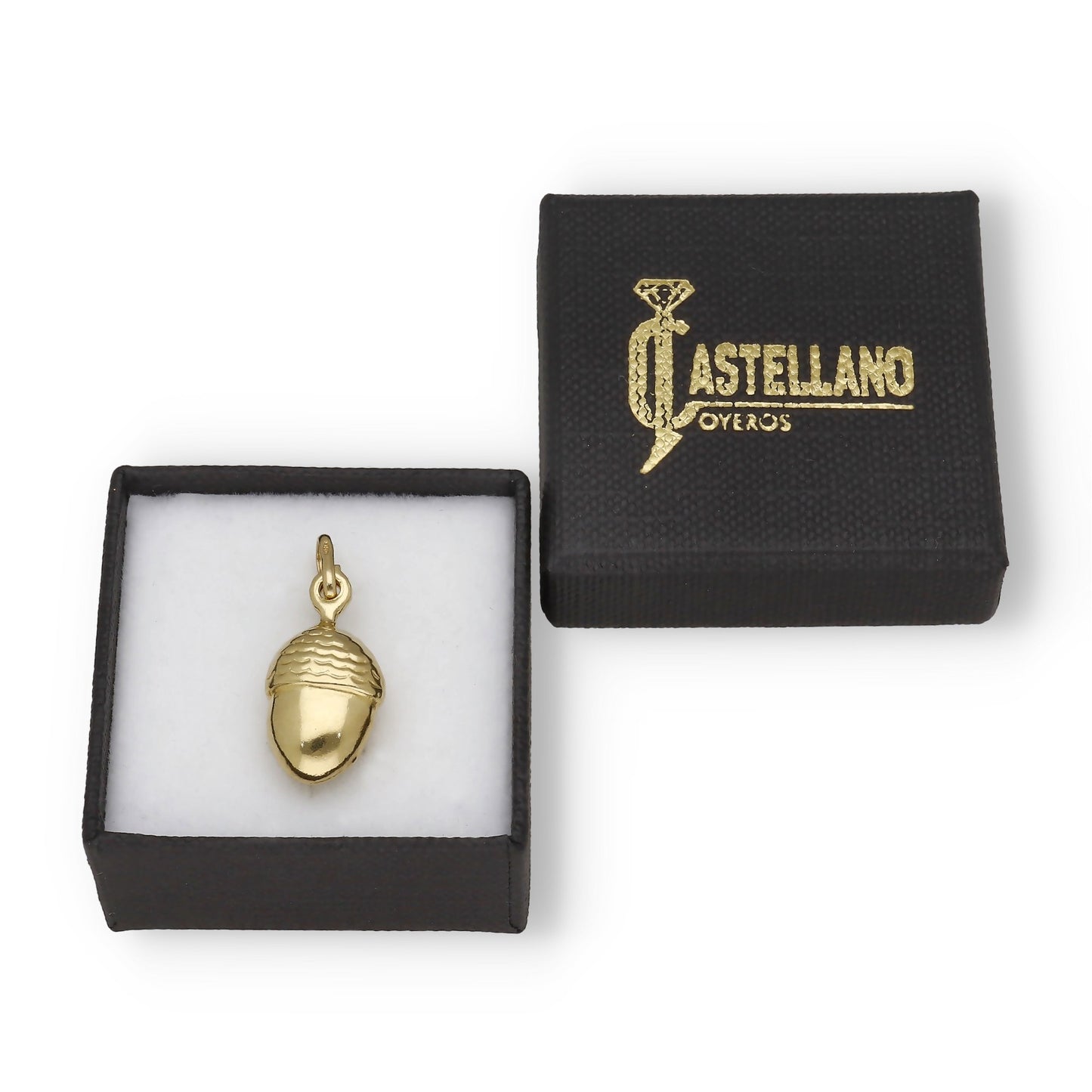 Colgante Bellota en Oro 18K Modelo Narrow