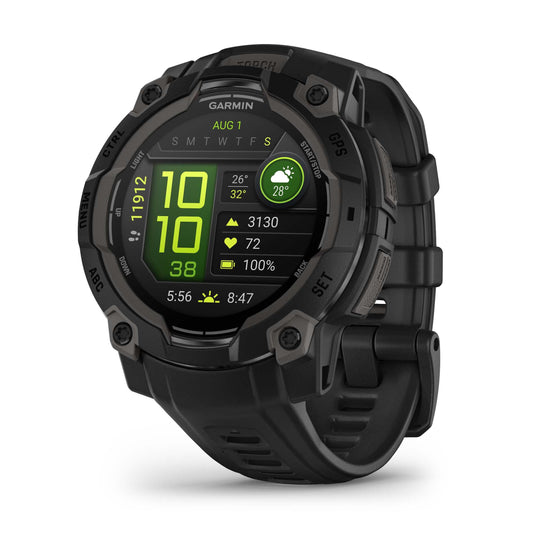 Reloj Garmin Instinct 3 - 45mm, AMOLED Negro con Correa Negra 010-02936-00