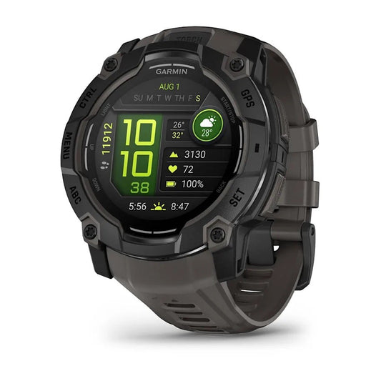 Reloj Garmin Instinct 3 - 50mm, AMOLED Negro con Correa Carbón 010-03020-00