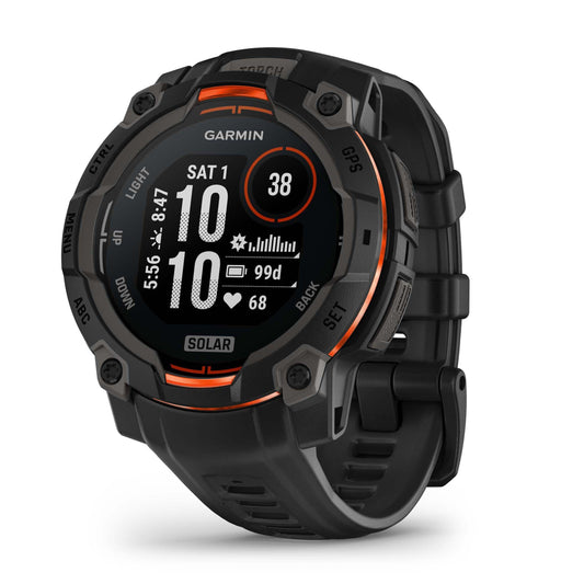 Reloj Garmin Instinct 3 - 45mm, Solar Negro con Correa Negra 010-02934-00
