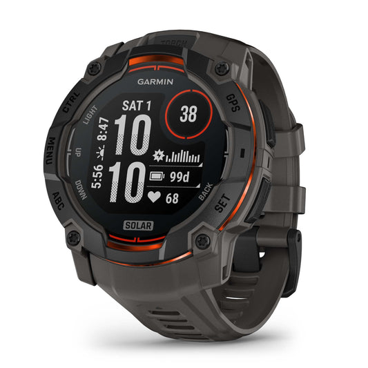 Reloj Garmin Instinct 3 - 50mm, Solar Negro con Correa Carbón 010-02935-00
