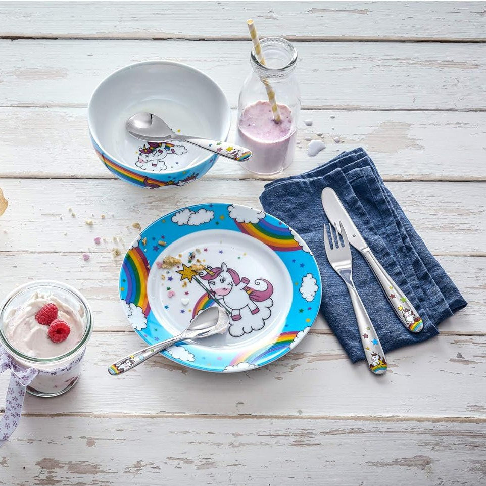 Cubiertos de Niño WMF 4 piezas Unicornio