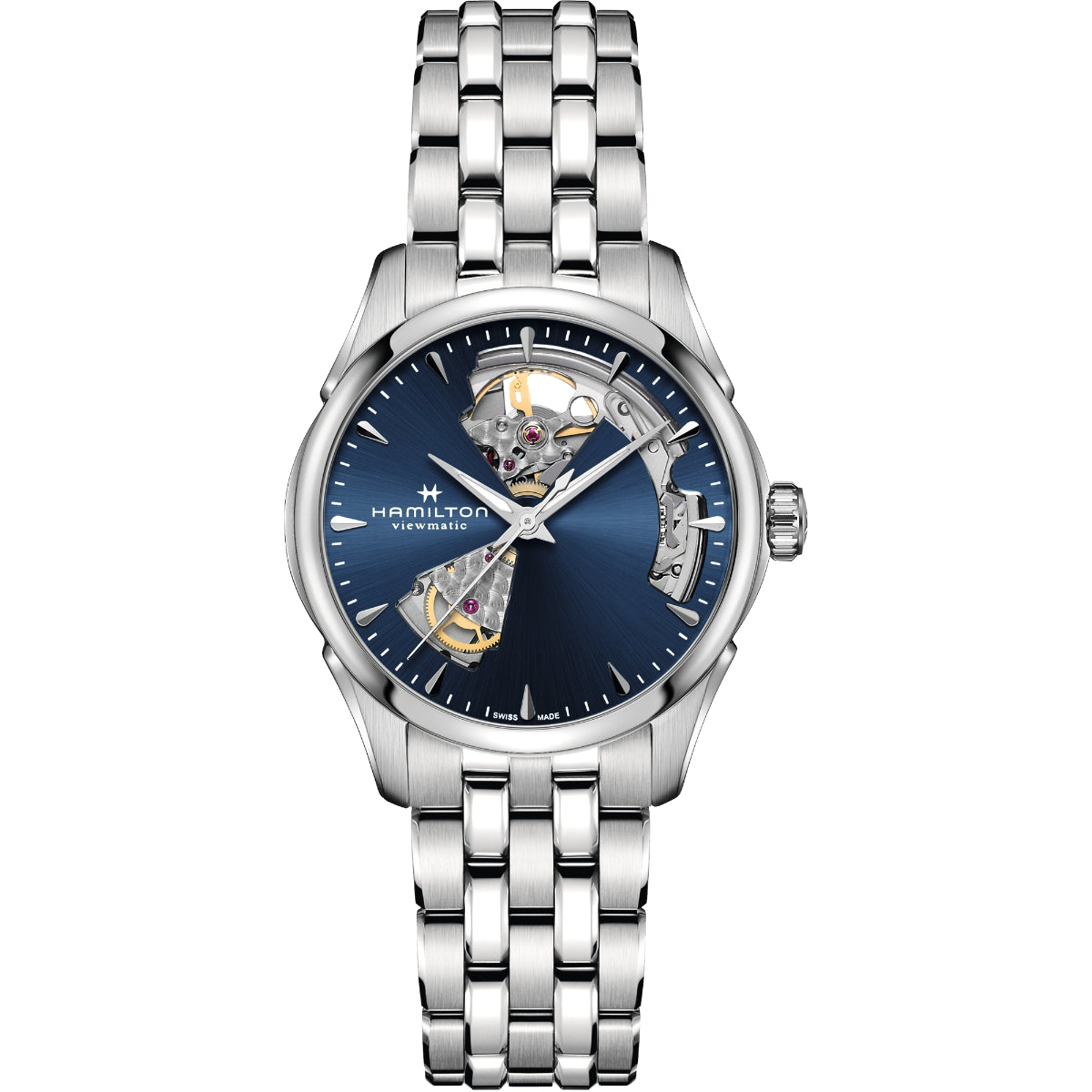 Reloj Hamilton Jazzmaster Open Heart Lady Auto H32215141