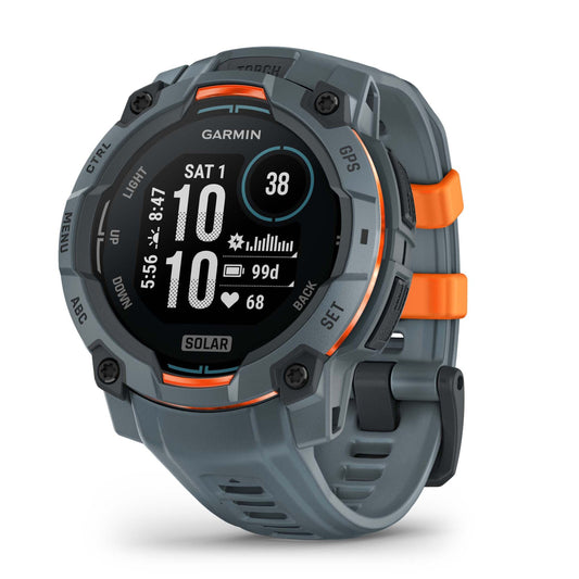 Reloj Garmin Instinct 3 - 45mm, Solar Gris con Correa Gris 010-02934-01