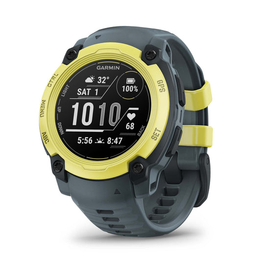 Reloj Garmin Instinct E - 40mm Amarillo con Correa Gris 010-02932-01