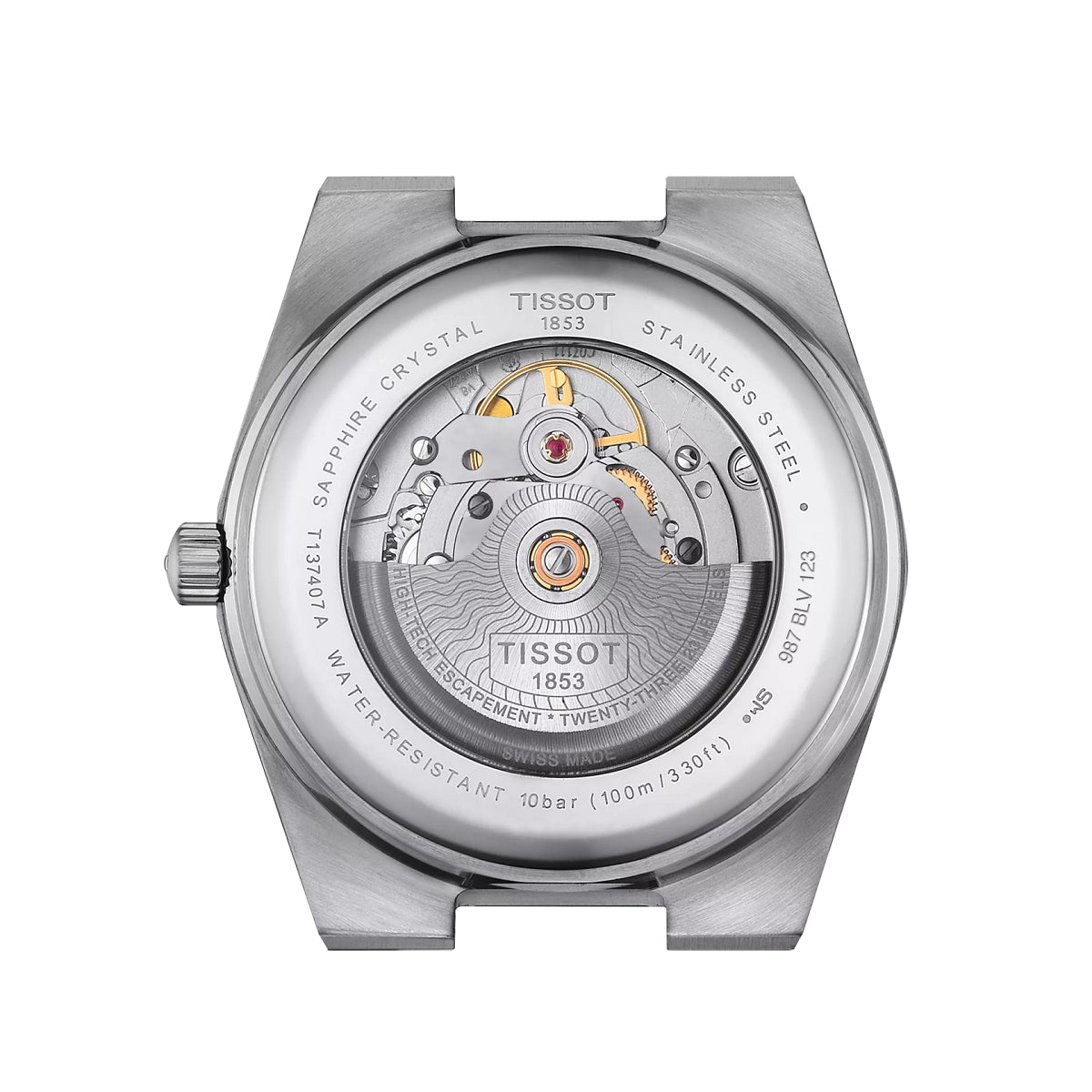 Reloj Tissot PRX Powermatic 80 Steel & 18K Gold Bezel T931.407.41.291.00