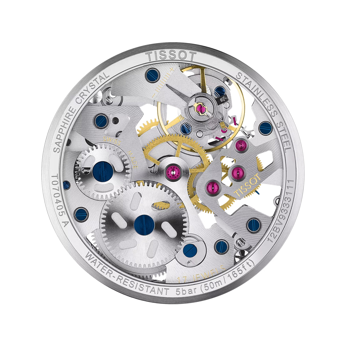 Reloj Tissot T-Complication Squelette Mechanical T070.405.16.411.00