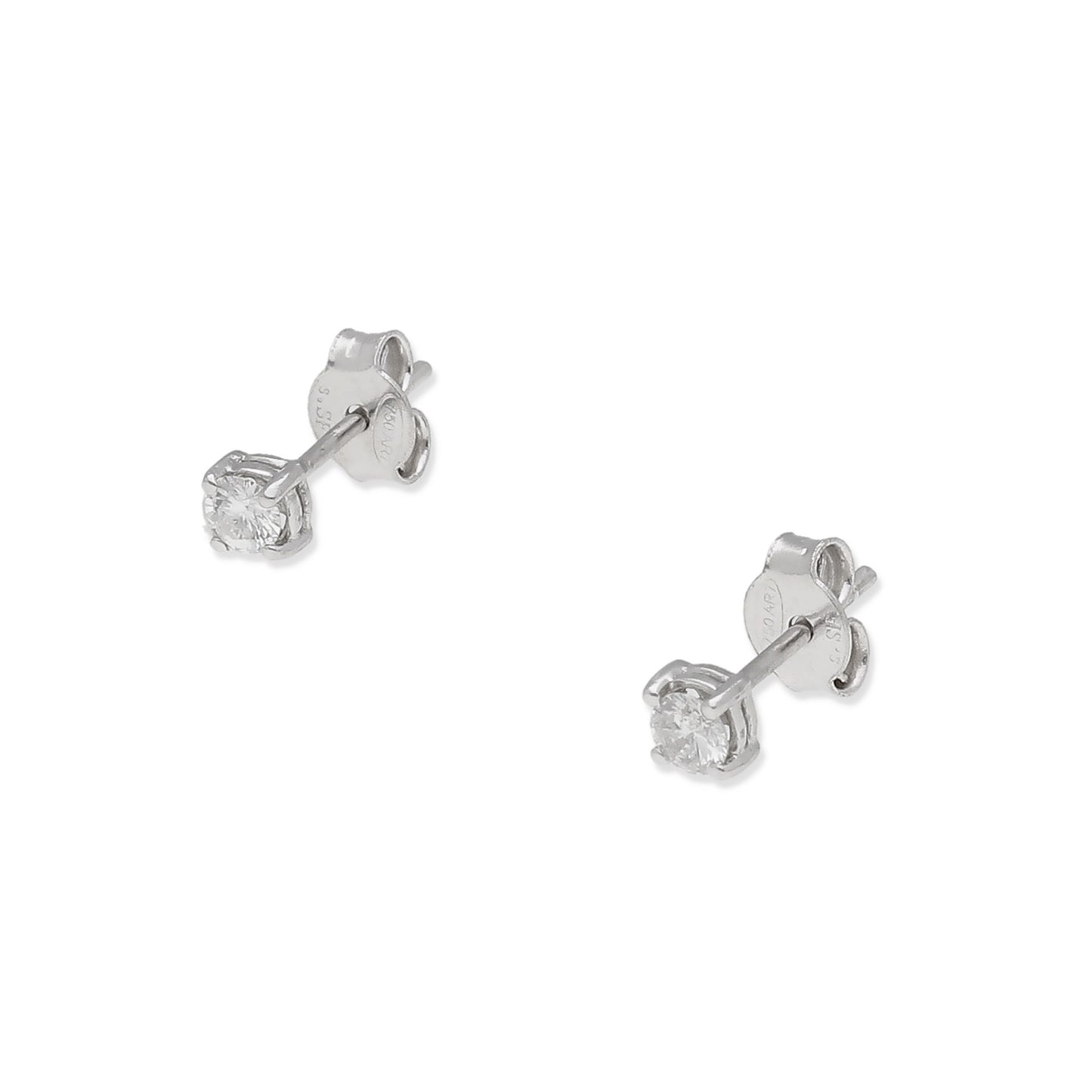 Pendientes Lumine de Diamantes en Oro Blanco de 18K