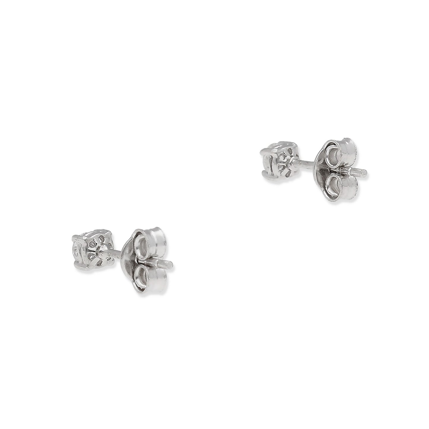 Pendientes Lumine de Diamantes en Oro Blanco de 18K