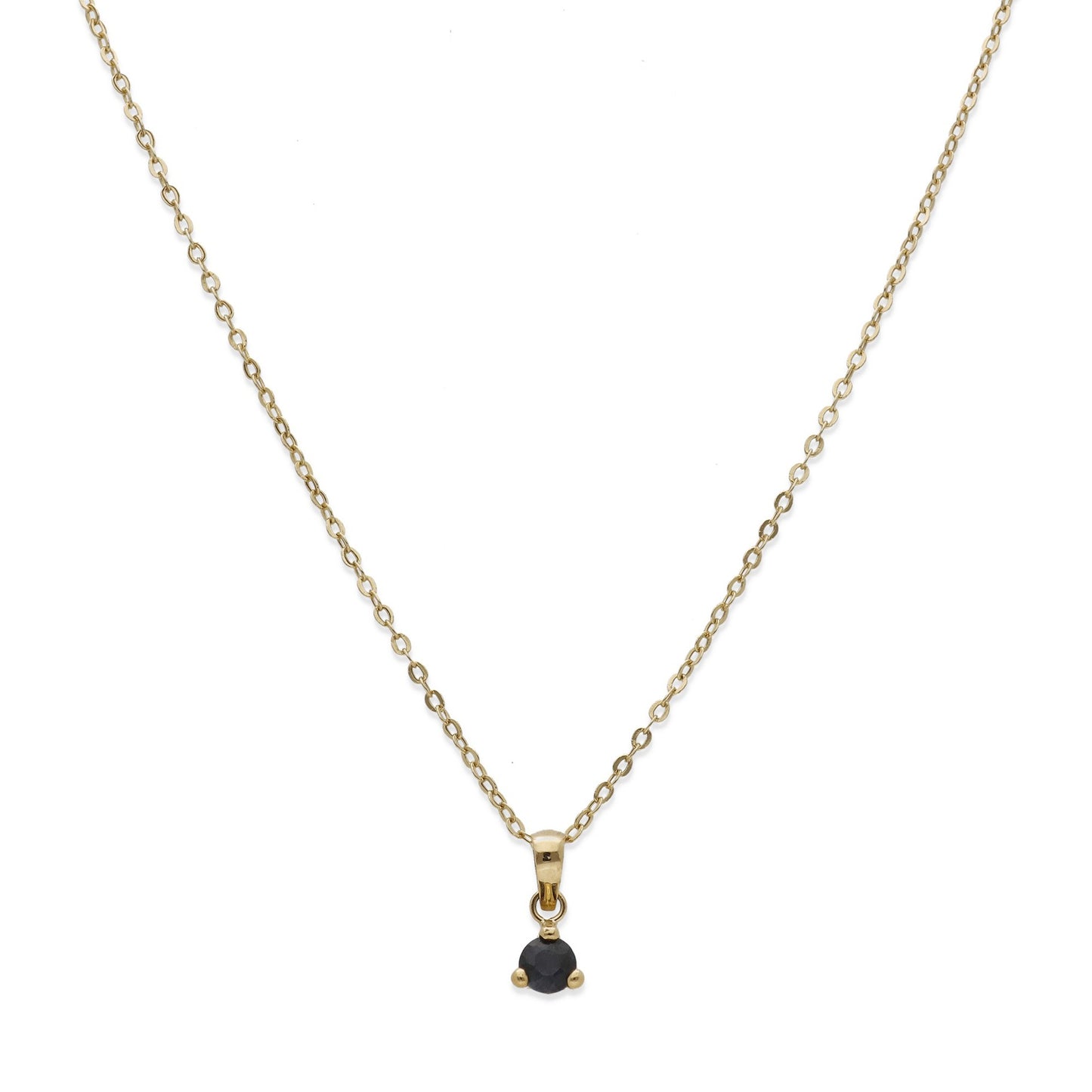 Collar con Colgante Naira de Zafiro en Oro de 18K