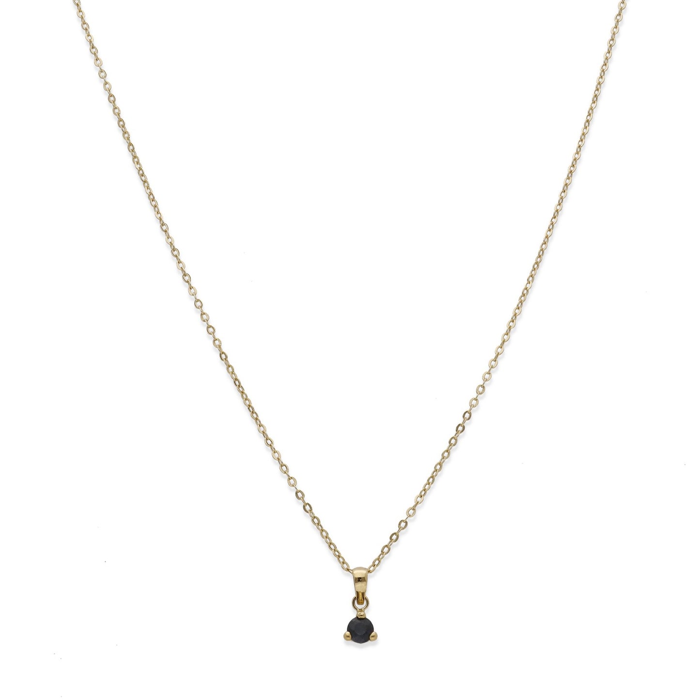 Collar con Colgante Naira de Zafiro en Oro de 18K