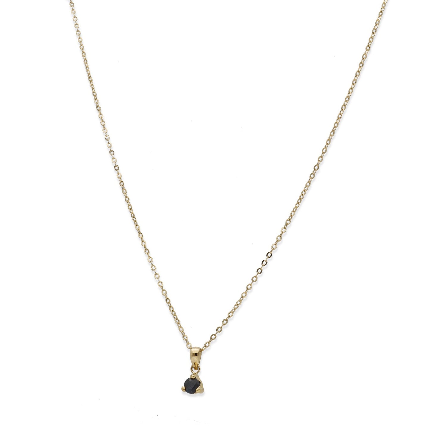Collar con Colgante Naira de Zafiro en Oro de 18K