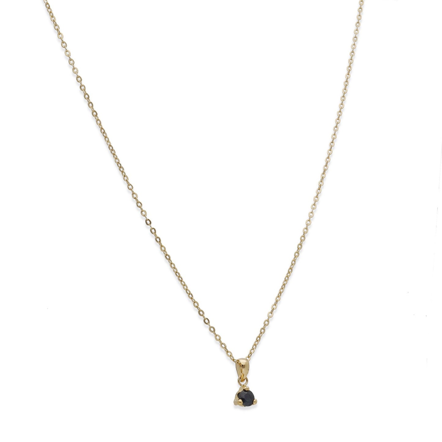Collar con Colgante Naira de Zafiro en Oro de 18K