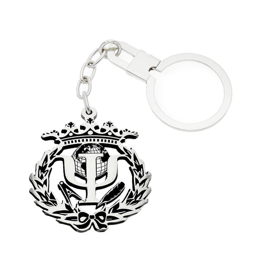 Llavero Insignia de Psicopedagogía en Plata de Ley 925