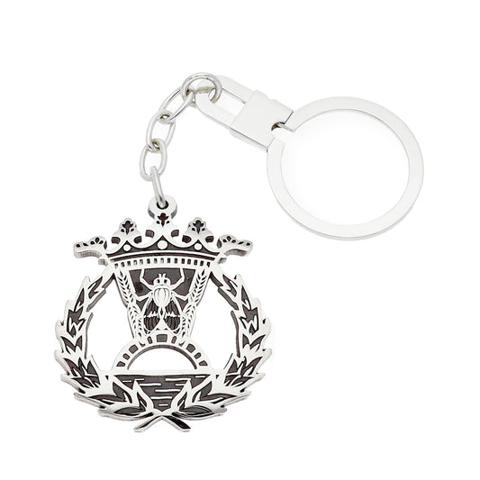 Llavero Insignia de Económicas en Plata de Ley 925