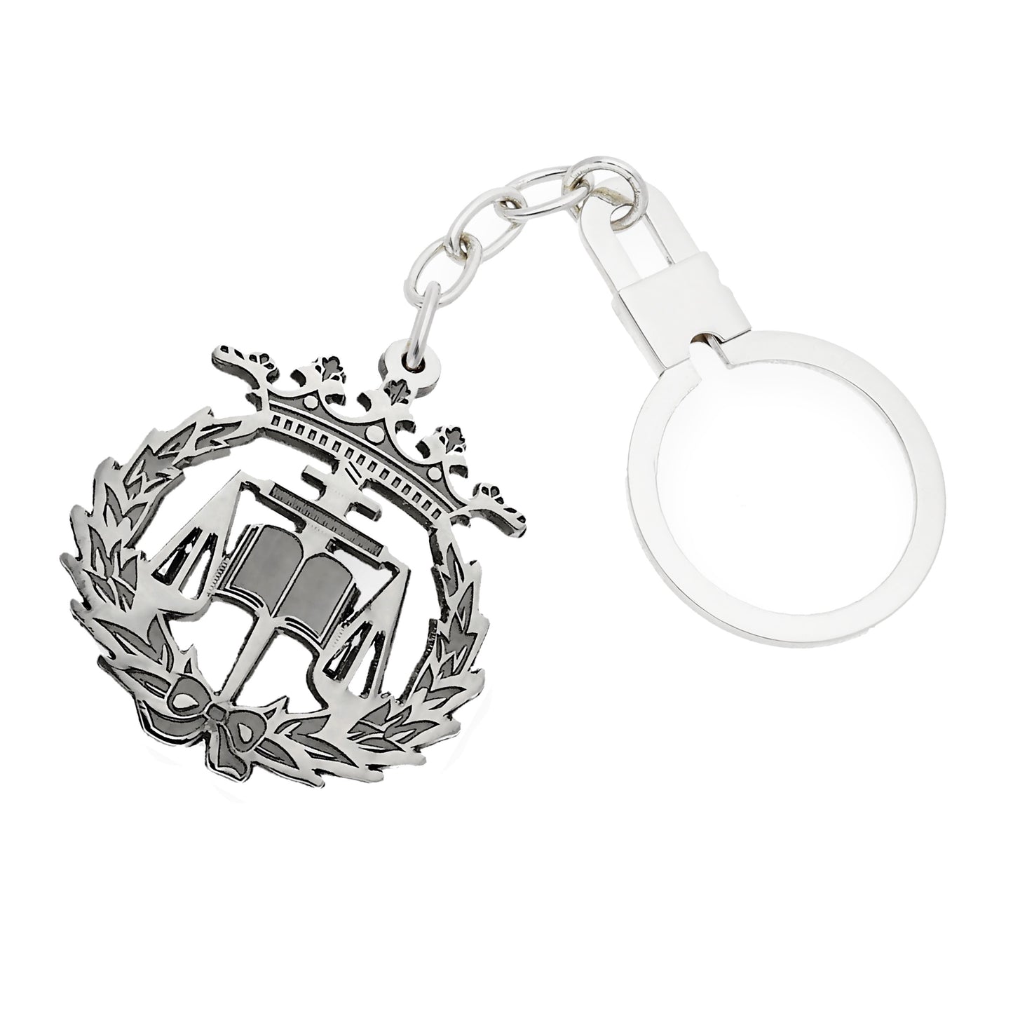 Llavero Insignia de Ciencias del Trabajo en Plata de Ley 925